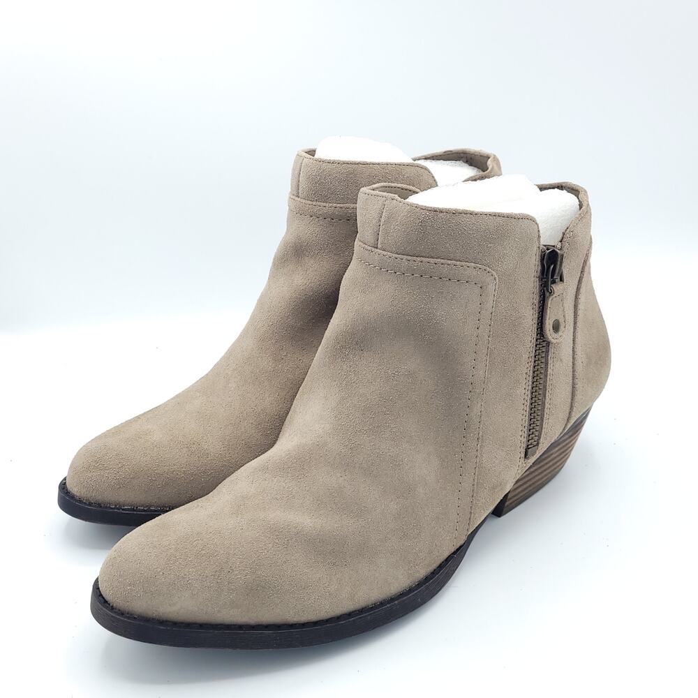 Nine West Vintage America Collection Tan Suede Boots womens size 10